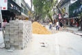 Shenzhen, China: Construction of the drainage gou