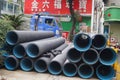 Shenzhen, China: Construction of the drainage gou