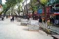 Shenzhen, China: Construction of the drainage gou