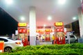 Shenzhen, China: filling station at night