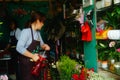 Shenzhen, China: the flower shop landscape of young women