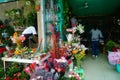 Shenzhen, China: the flower shop landscape of young women