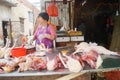 Shenzhen, China: fresh chicken stall