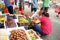 Shenzhen china: fruit market Royalty Free Stock Photo