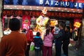 Shenzhen, China: Gold jewelry store promotions, clown performances