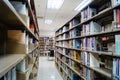 Shenzhen, China: library interior landscape