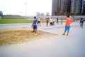 Shenzhen, China: long jump training