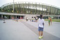 Shenzhen, China: long jump training