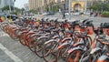 Shenzhen, China: mass bike-sharing has resurfaced in the streets after an outbreak was brought under control