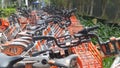 Shenzhen, China: mass bike-sharing has resurfaced in the streets after an outbreak was brought under control