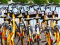 Shenzhen, China: Meituan Shared bikes can be ridden without a deposit