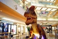 Shenzhen china: model dinosaur Royalty Free Stock Photo