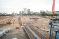 Shenzhen, China: Nantou customs renovation project construction site Royalty Free Stock Photo