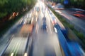 Shenzhen, China: Night 107 road traffic landscape Royalty Free Stock Photo