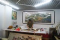 Shenzhen, China: painting studio