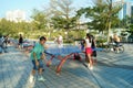 Shenzhen, China: play ping-pong