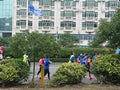 Shenzhen, China: runners run during the baoan international marathon