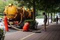 Shenzhen, China: sanitation workers to clean up the sewers