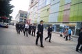 Shenzhen, China: security guards