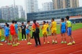 Shenzhen, China: a selection of elite track and field athletes in primary and secondary schools