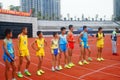 Shenzhen, China: a selection of elite track and field athletes in primary and secondary schools