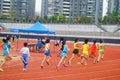 Shenzhen, China: a selection of elite track and field athletes in primary and secondary schools