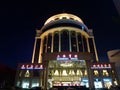 Shenzhen, China: the Shanghai Hotel night landscape Royalty Free Stock Photo