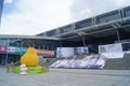 Shenzhen, China: shenzhen convention and exhibition center square landscape