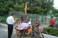 Shenzhen, China: small roadside vendors