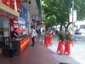 Shenzhen, China: snack shop opened
