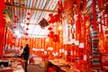 Shenzhen, China: Spring Festival couplets sold