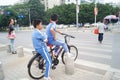 Shenzhen, China: students after school