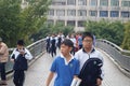 Shenzhen, China: students after school