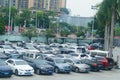 Shenzhen, China: taxi parking landscape