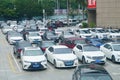 Shenzhen, China: taxi parking landscape