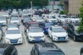 Shenzhen, China: taxi parking landscape