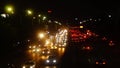 Shenzhen, China: traffic on national highway 107 at night