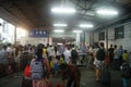Shenzhen, China: train station Royalty Free Stock Photo