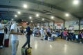 Shenzhen, China: train station waiting room Royalty Free Stock Photo