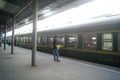 Shenzhen, China: train station waiting room Royalty Free Stock Photo