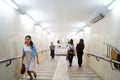 Shenzhen, China: underground passage Royalty Free Stock Photo