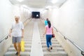 Shenzhen, China: underground passage Royalty Free Stock Photo