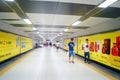 Shenzhen, China: underground passage Royalty Free Stock Photo