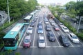 Shenzhen, China: the urban road traffic