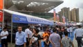 Shenzhen, China: Weekend auto show sales, people are watching cars or buying cars.