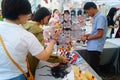 Shenzhen, China: window of the world eurostyle street holds a fair, selling masks popular with young women