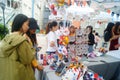 Shenzhen, China: window of the world eurostyle street holds a fair, selling masks popular with young women