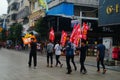 Shenzhen, China: young people to raise the banner of Internet advertising, publicity free Internet