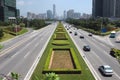 Shenzhen city - main avenue Royalty Free Stock Photo