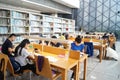 Shenzhen library, readers in reading Royalty Free Stock Photo